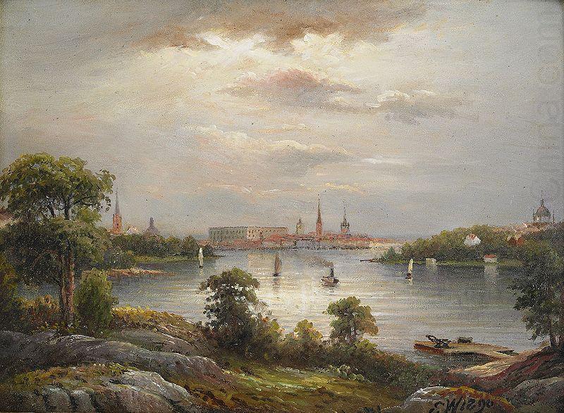 Stockholm from Stora Essingen, Ernfried Wahlqvist